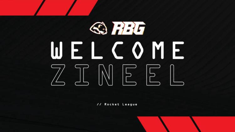 Zineel se convirtió en el jugador base RBG Esports en Rocket League