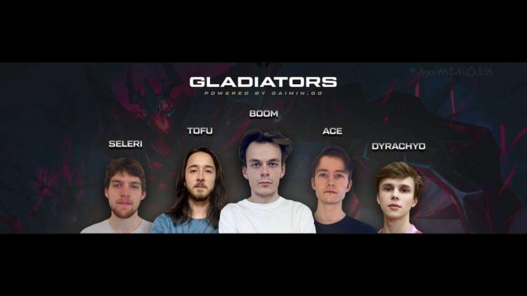 Gaimin Gladiators firmado Team Tickles