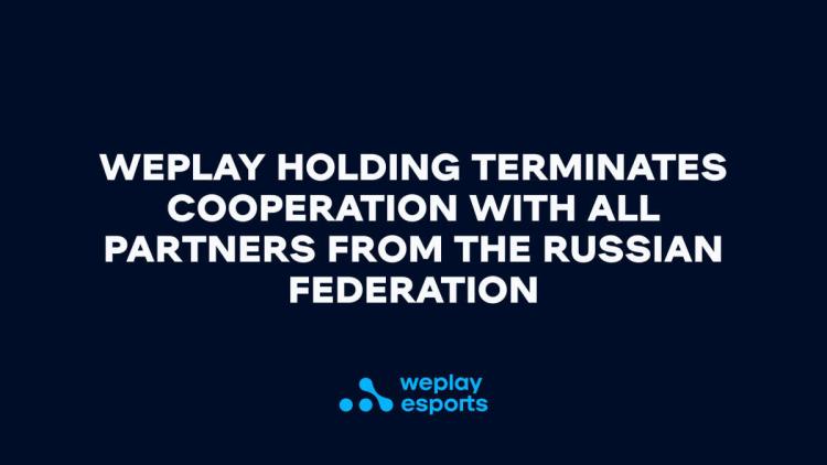 WePlay Holding rescinde todos los acuerdos con socios de Rusia