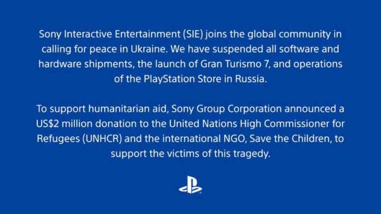 Sony suspende las entregas y operaciones de PlayStation Store en Rusia