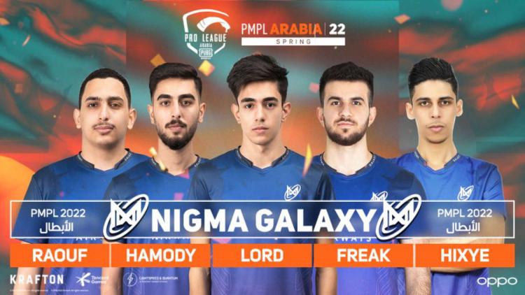 Nigma Galaxy se convirtió en el campeón PUBG Mobile Pro League - Arabia Spring 2022