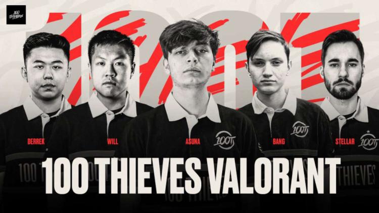 100 Thieves reveló la lista actualizada de VALORANT