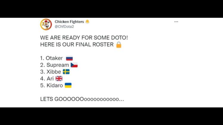 Chicken Fighters completó la lista de Dota 2