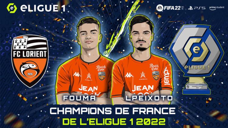 FC Lorient se convirtió en el ganador de eLigue 1 2022