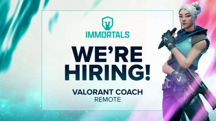 Immortals anunció la búsqueda de un entrenador para VALORANT