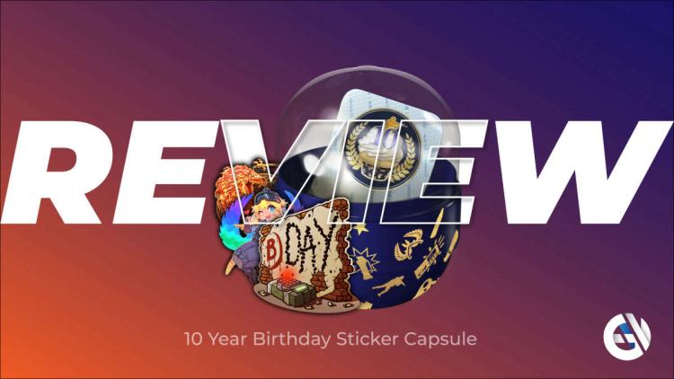 10 Years Birthday Stikcer Capsule: Revisión de las mejores pegatinas de aniversario CSGO