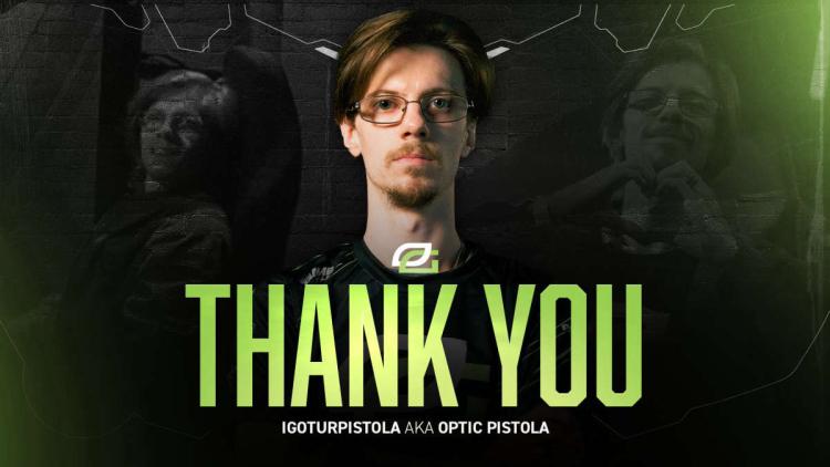 iGotUrPistola fue liberado de su contrato con OpTic Gaming