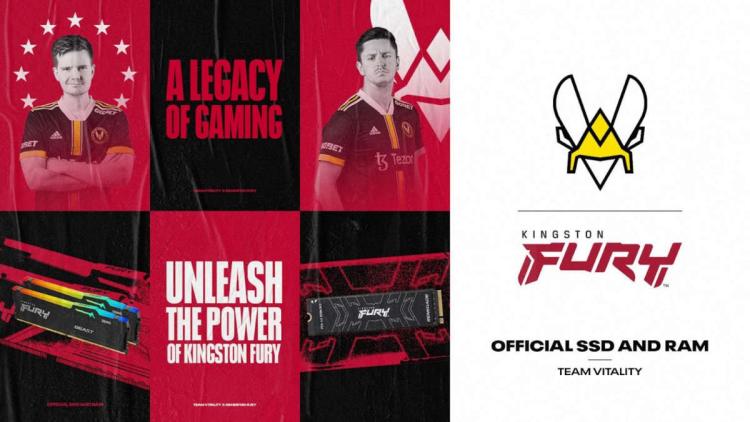 Kingston FURY se convierte en un nuevo socio Team Vitality