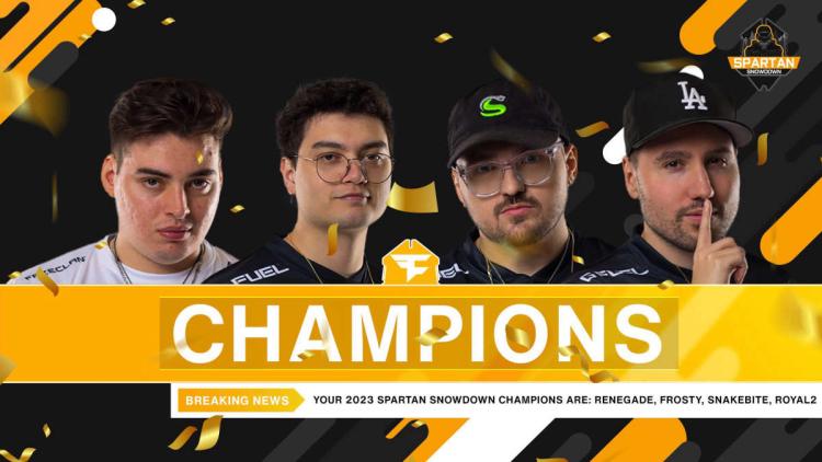 Roster renovado FaZe Clan se convirtió en el campeón Spacestation Gaming Spartan Showdown