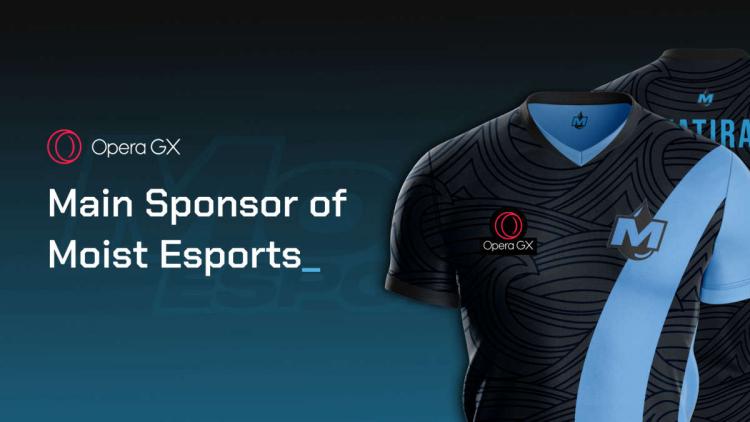 Opera GX se convierte en patrocinador principal de Moist Esports