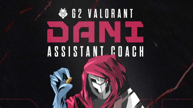 Dani se convierte en entrenador asistente G2 Esports