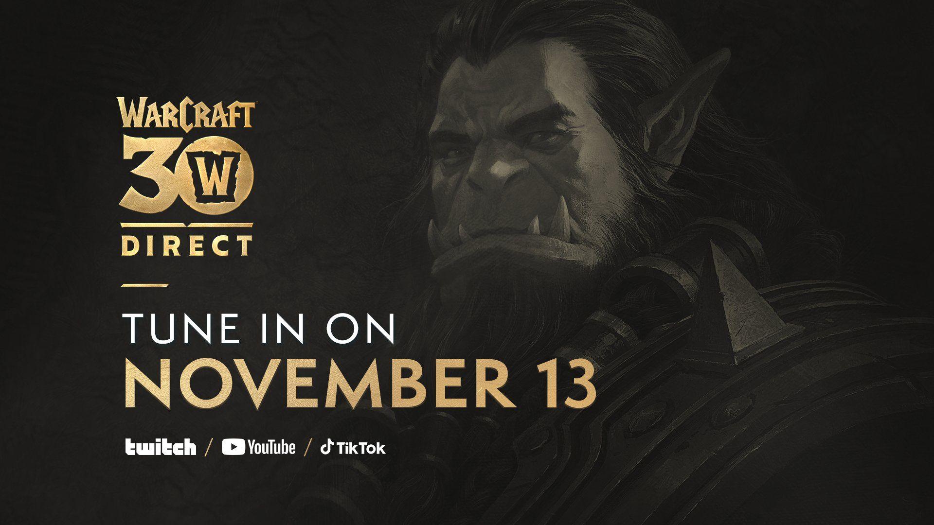 Directo del 30º aniversario de Warcraft