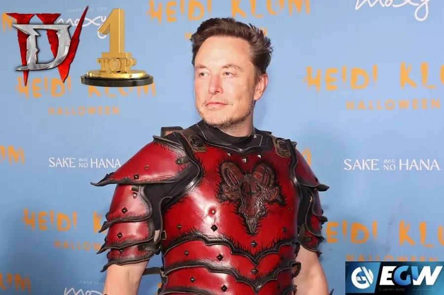 Elon Musk se convierte en aspirante a mejor jugador de Diablo 4