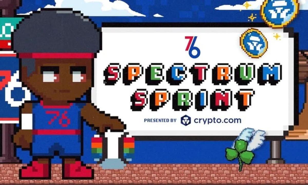  Los Philadelphia 76ers y Crypto.com se asocian para presentar "Spectrum Sprint", la primera serie de videojuegos móviles Web3 de la NBA