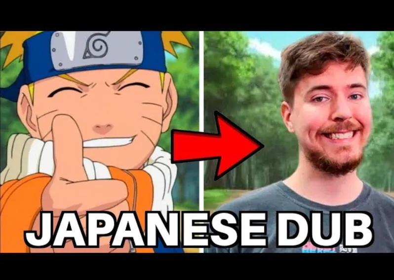 Los vídeos de MrBeast ahora están doblados por el actor de voz de Naruto 