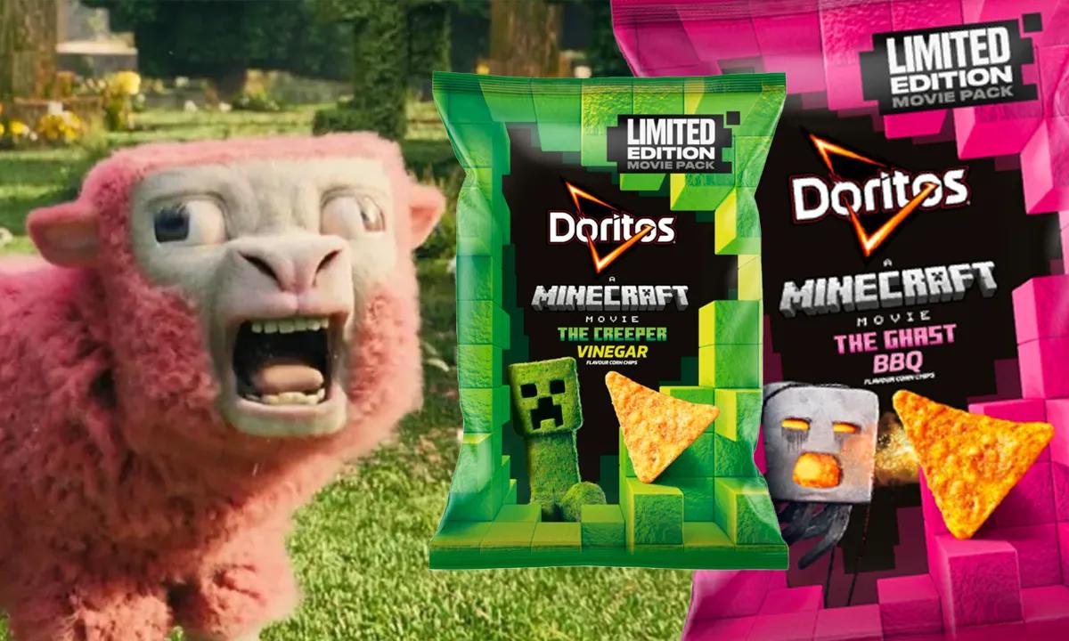 Doritos x Minecraft: Colaboración para promocionar la película de Minecraft