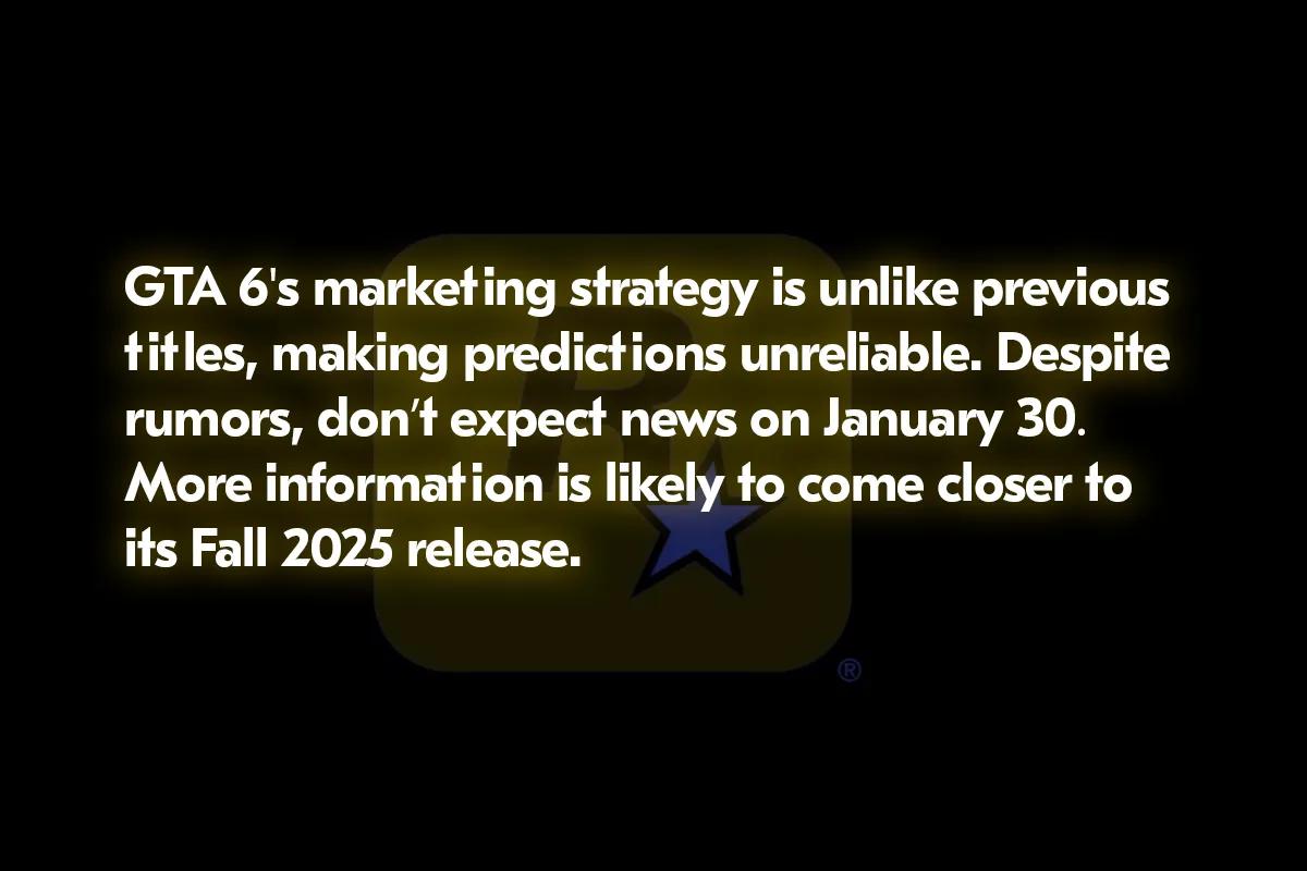 La campaña de marketing de GTA 6 es "diferente": espera silencio hasta otoño de 2025