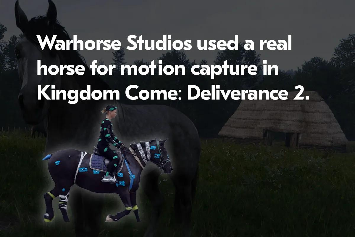 Kingdom Come: Deliverance 2 utilizó un caballo real para la captura de movimiento.