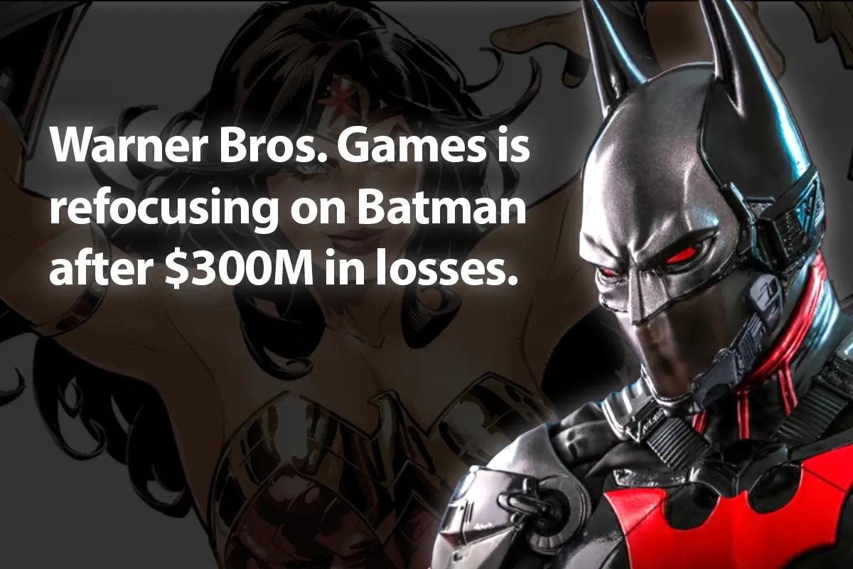 Warner Bros. Games se reestructura tras grandes pérdidas y se centra en franquicias clave