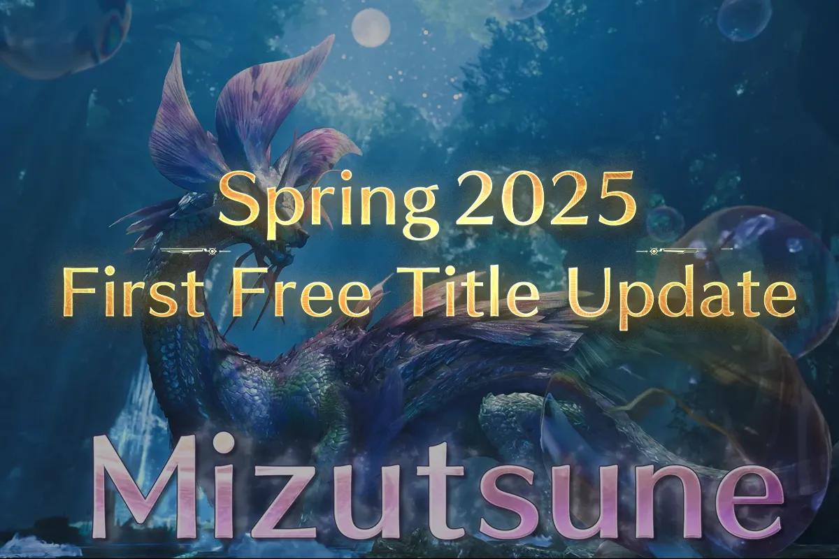 Monster Hunter Wilds anuncia la primera actualización gratuita del título: ¡Mizutsune se une a la caza esta primavera!