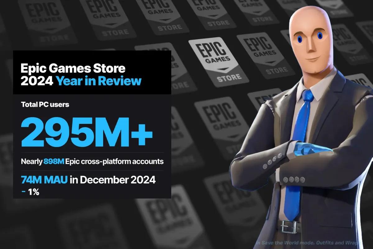 Epic Games Store alcanza los 295 millones de jugadores en PC