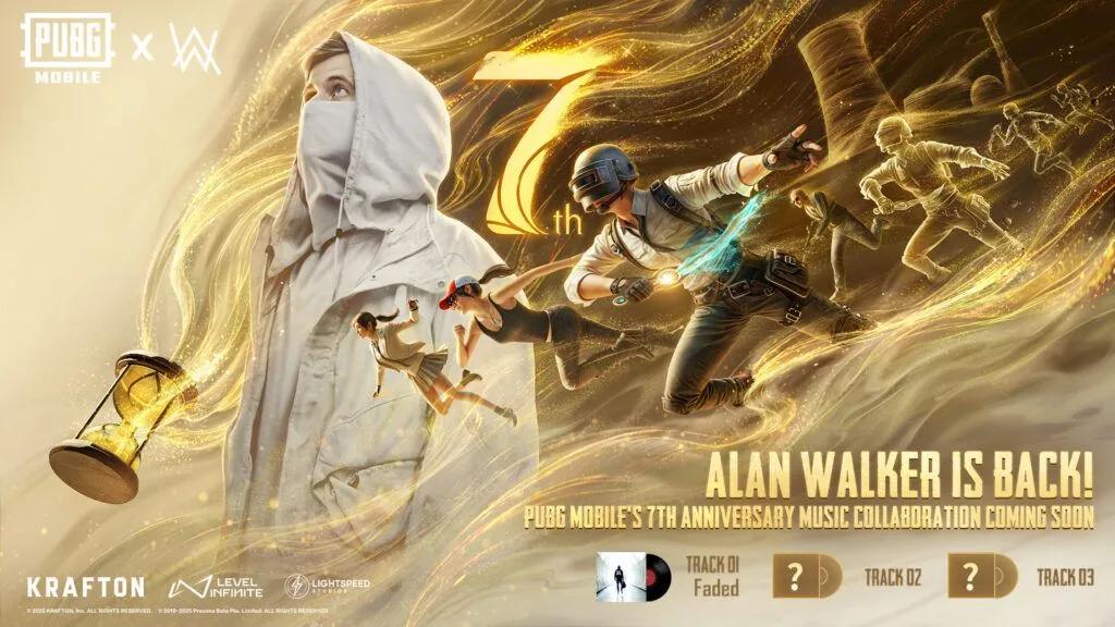 PUBG MOBILE celebra su 7º aniversario con una colaboración para el regreso de Alan Walker