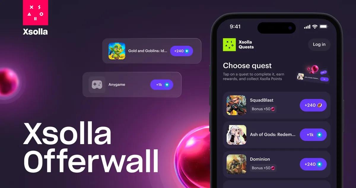 Xsolla presenta la solución Offerwall para mejorar la monetización de los juegos y la participación de los jugadores