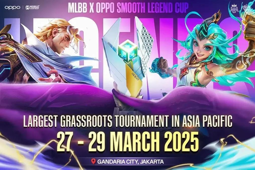 Anuncio de la gran final de la MLBB x OPPO Smooth Legend Cup APAC