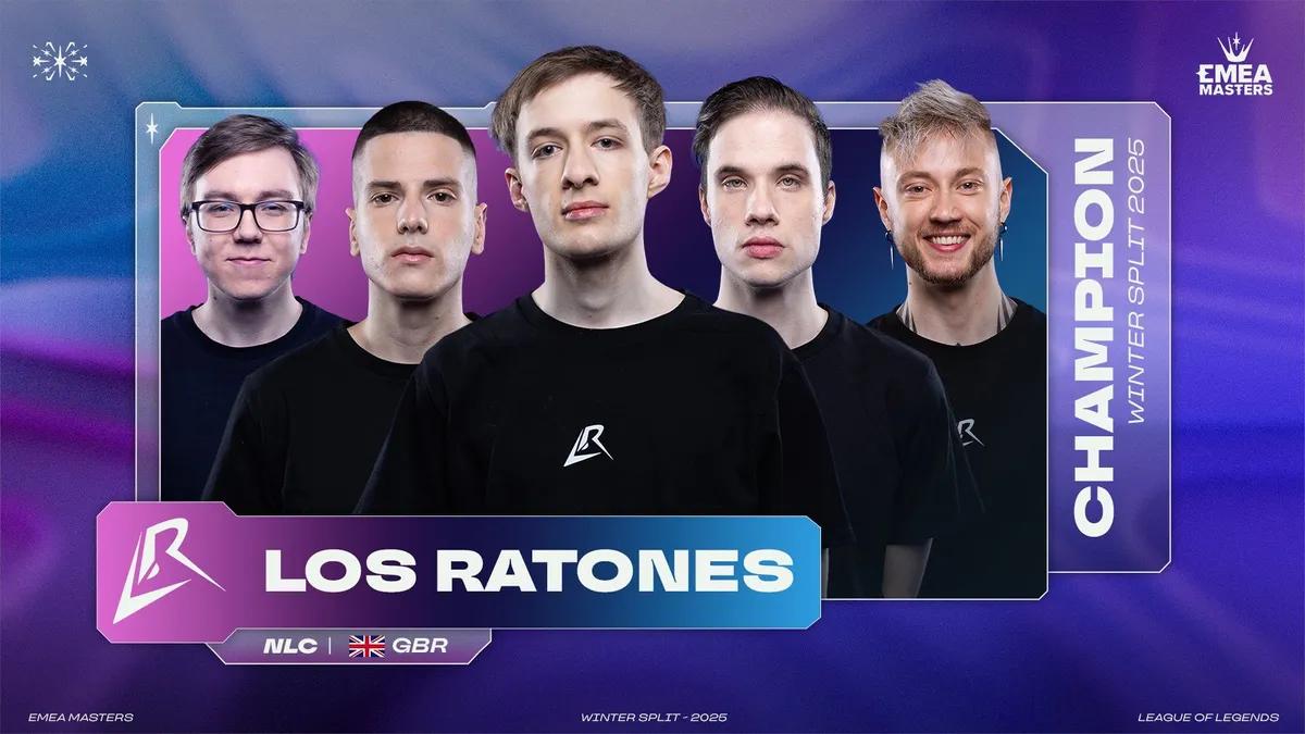 Imparables: Los Ratones se proclaman campeones del EMEA Masters Winter 2025