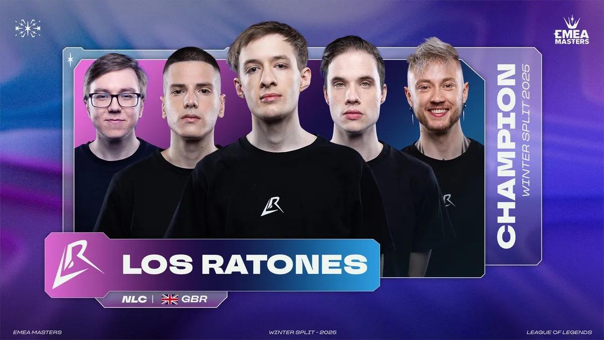 Imparables: Los Ratones se proclaman campeones del EMEA Masters Winter 2025
