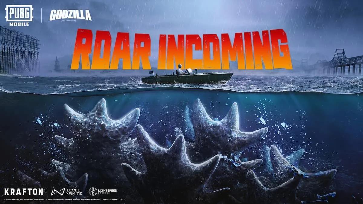 PUBG Mobile anuncia el regreso de Godzilla, pero con un giro inesperado