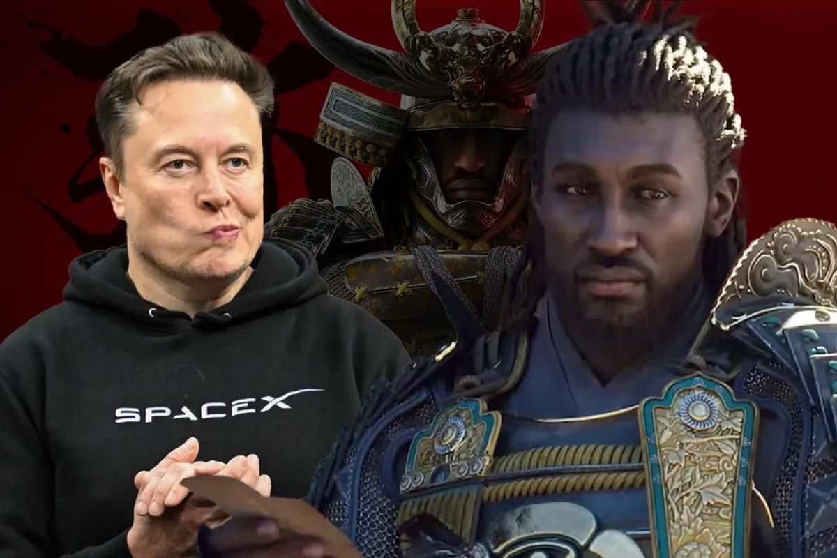 Ubisoft critica a Elon Musk por sus dudosos hábitos de juego tras criticar Assassin's Creed Shadows