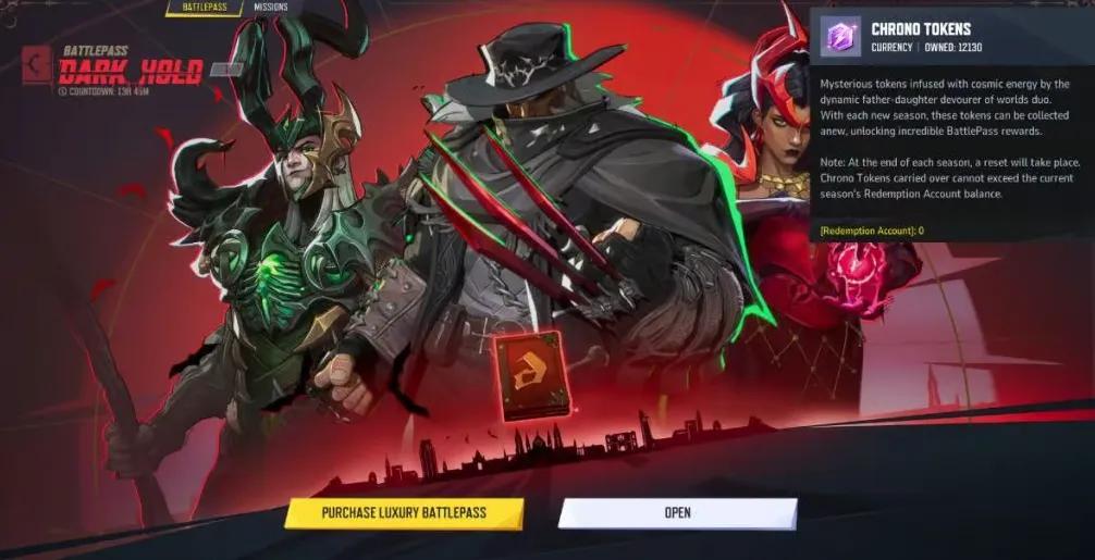 Cómo cambiar fichas Chrono por unidades en Marvel Rivals