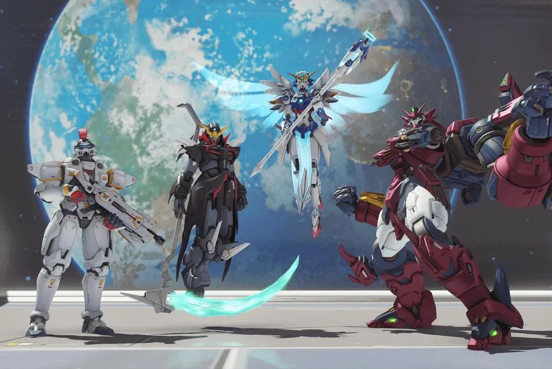 Se filtran las apariencias del ala Gundam de Overwatch 2 antes de su lanzamiento oficial