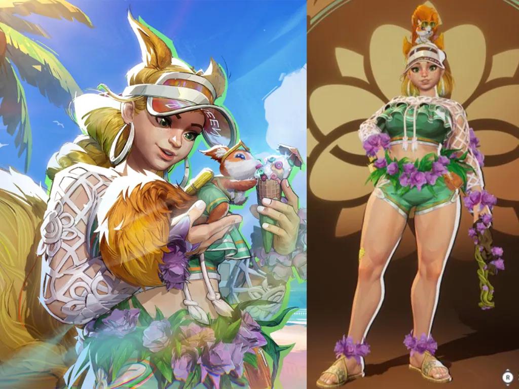 Prueba de skins gratis de Marvel Rivals: Sunshine Squirrel Girl