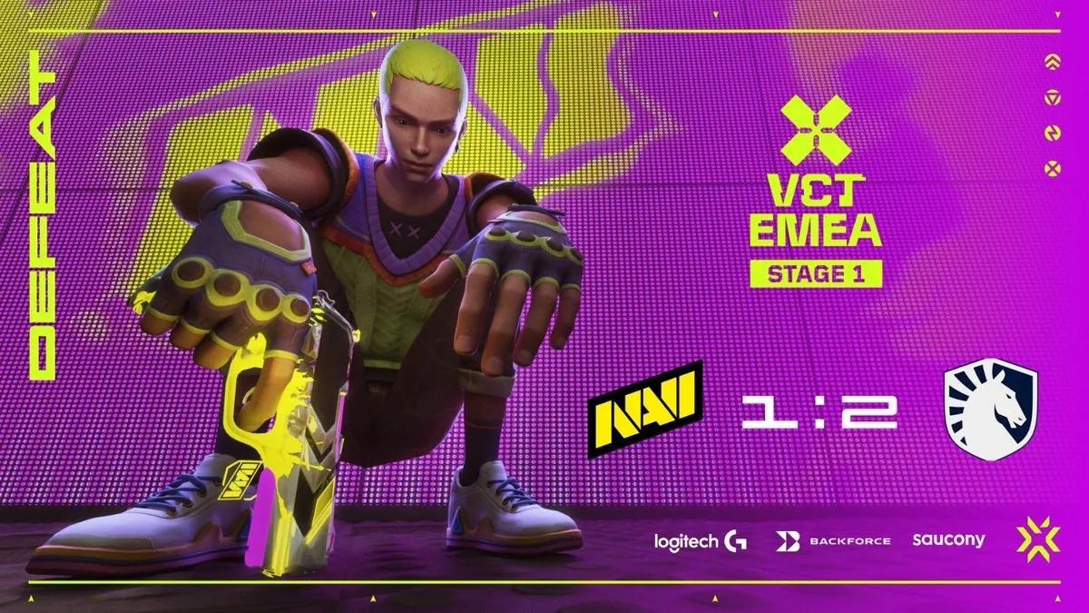 Natus Vincere eliminado del VCT 2025: EMEA Stage 1 Playoffs, Miss Masters Toronto Spot