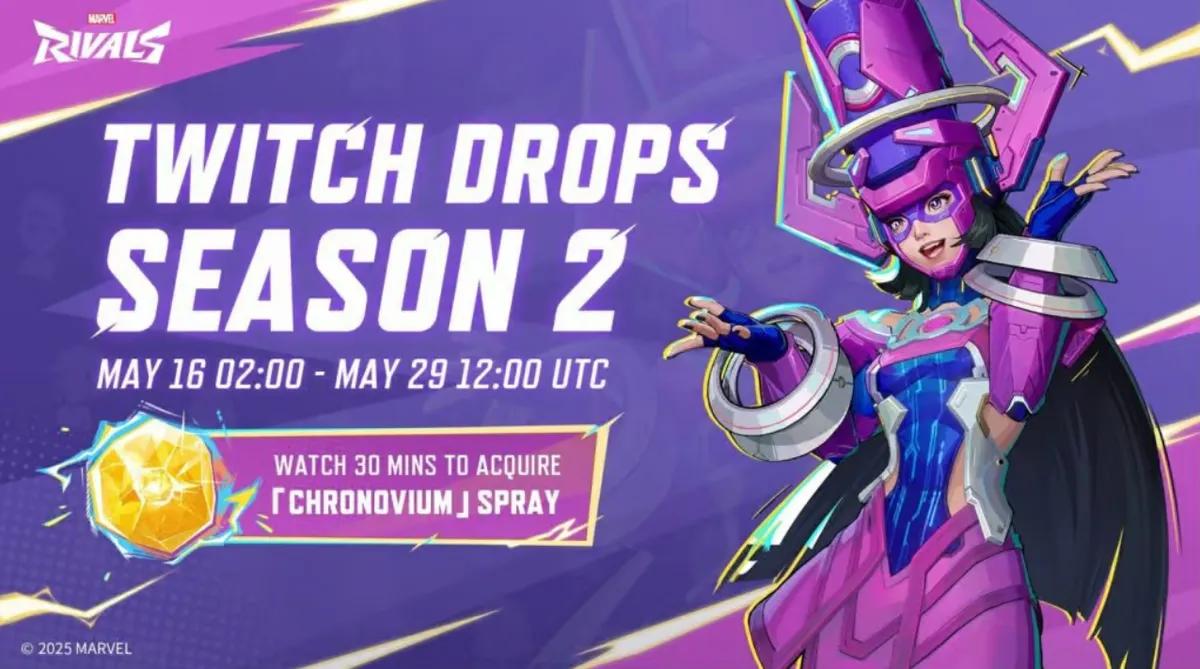 Cómo desbloquear las gotas de Twitch de la temporada 2 de Marvel Rivals