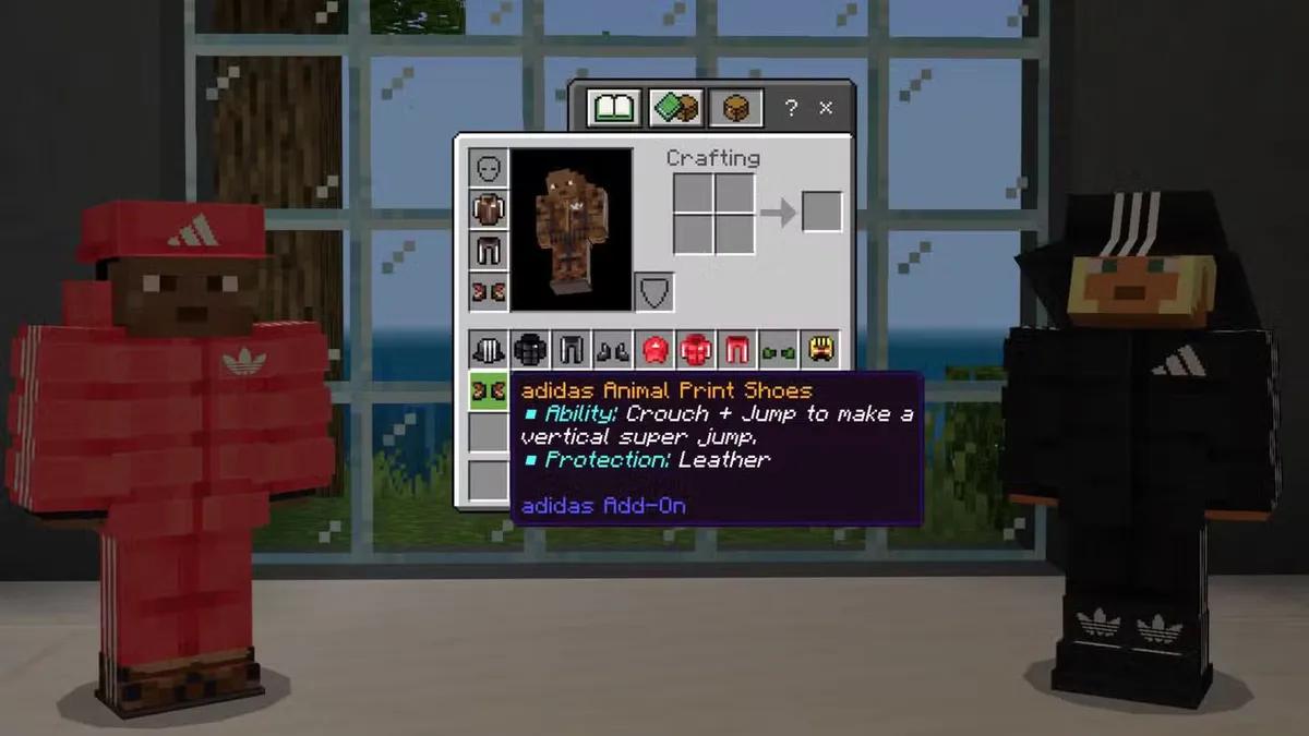 Minecraft x Adidas: DLC gratuito y equipo del mundo real ya disponibles