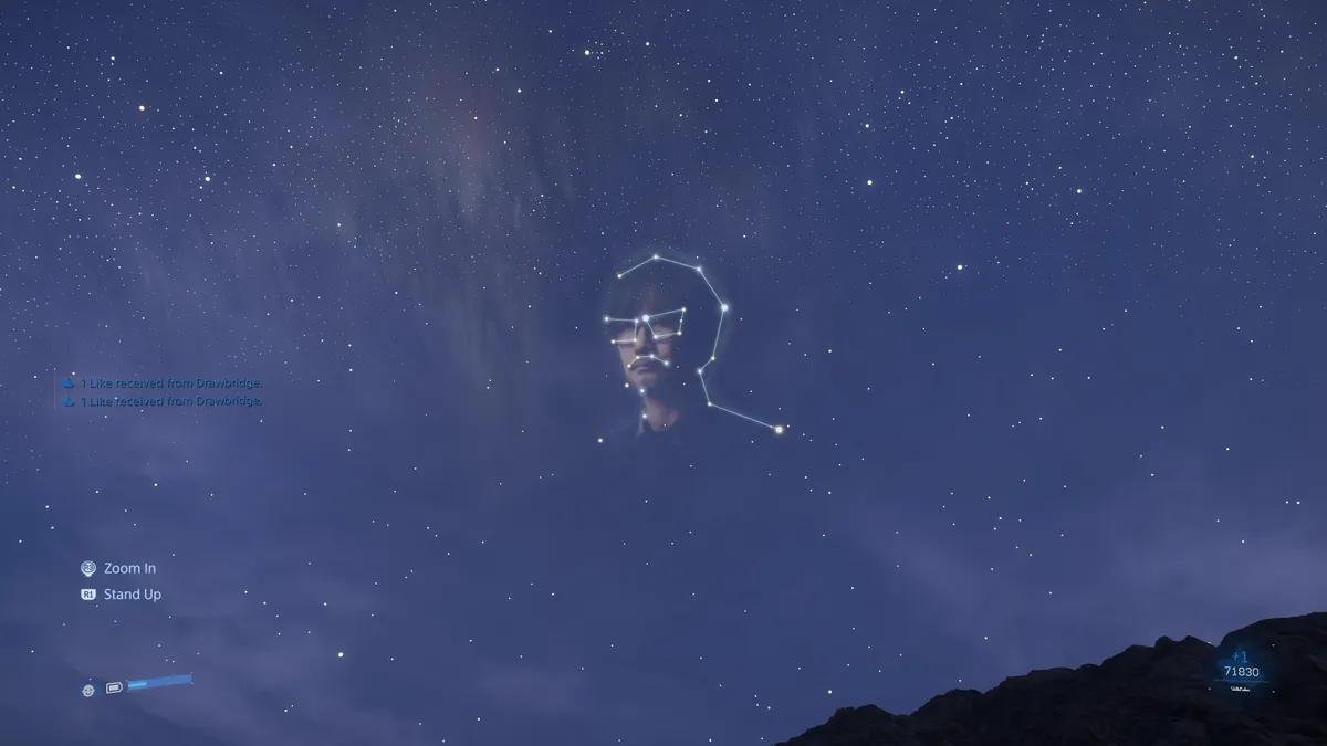 ¿Kojima entre las estrellas? Los fans de Death Stranding 2 descubren una constelación oculta con la forma del rostro del creador