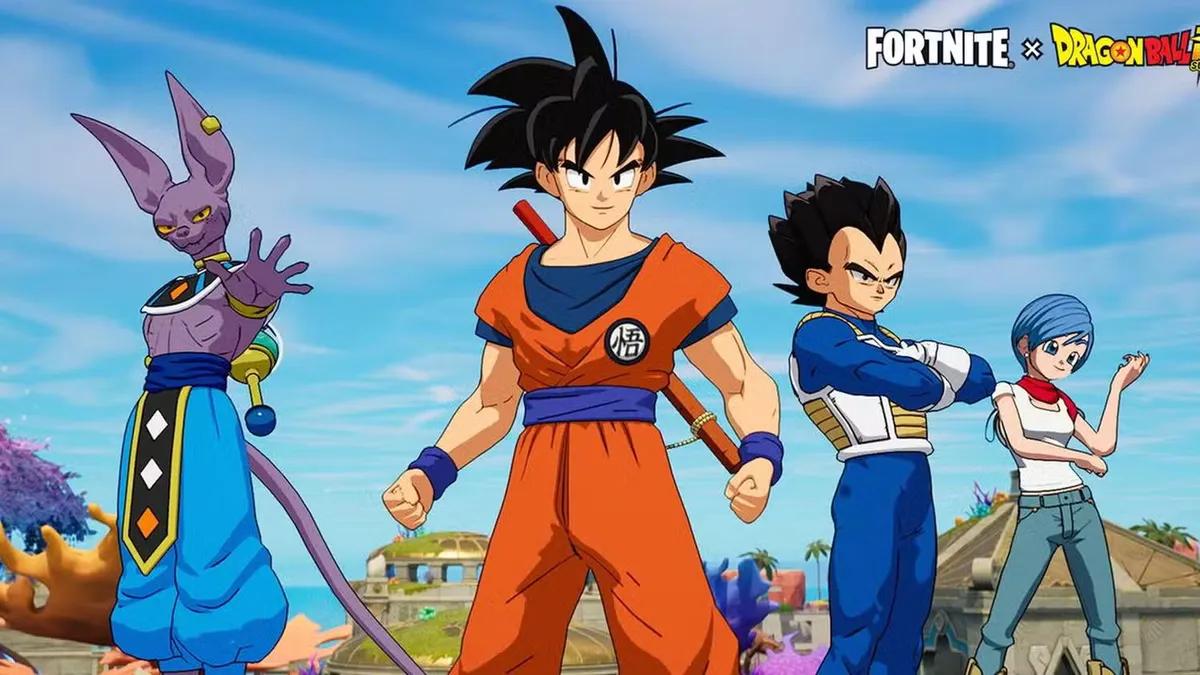 Se filtran más skins de Dragon Ball, Jujutsu Kaisen y One Punch Man para Fortnite