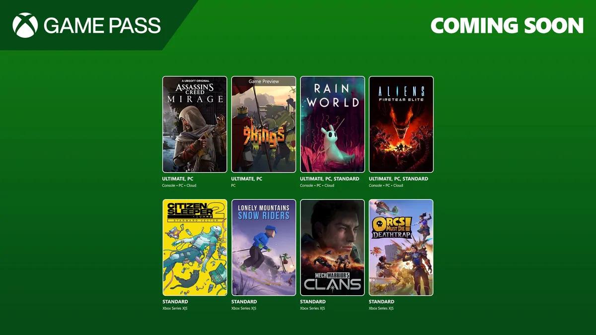 Microsoft anuncia la primera alineación de juegos de Xbox Game Pass para agosto de 2025