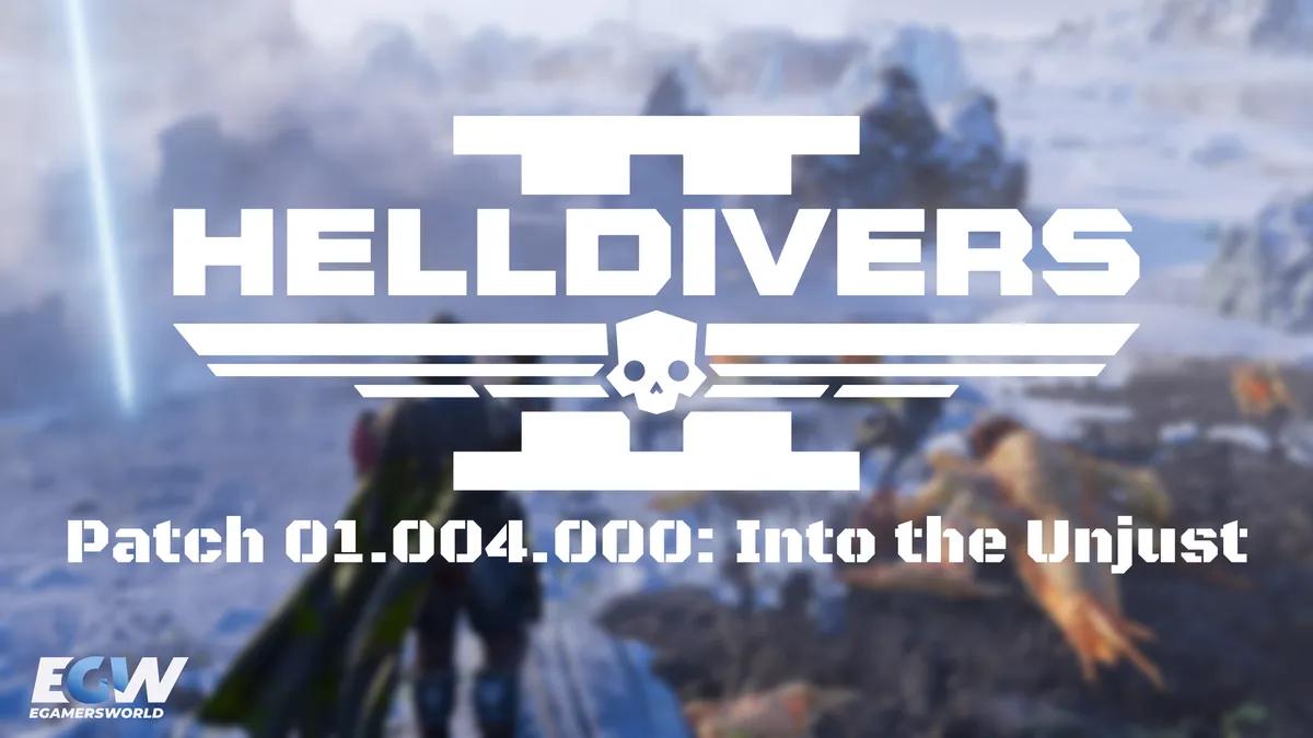 Helldivers 2: Into the Unjust trae mundos colmena, nuevos enemigos y correcciones importantes