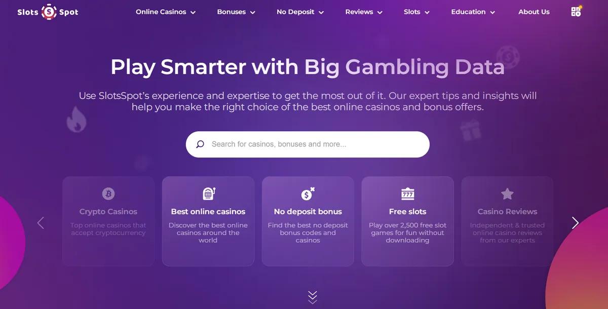 ¿Por qué es mejor elegir un casino en línea en Slotsspot?