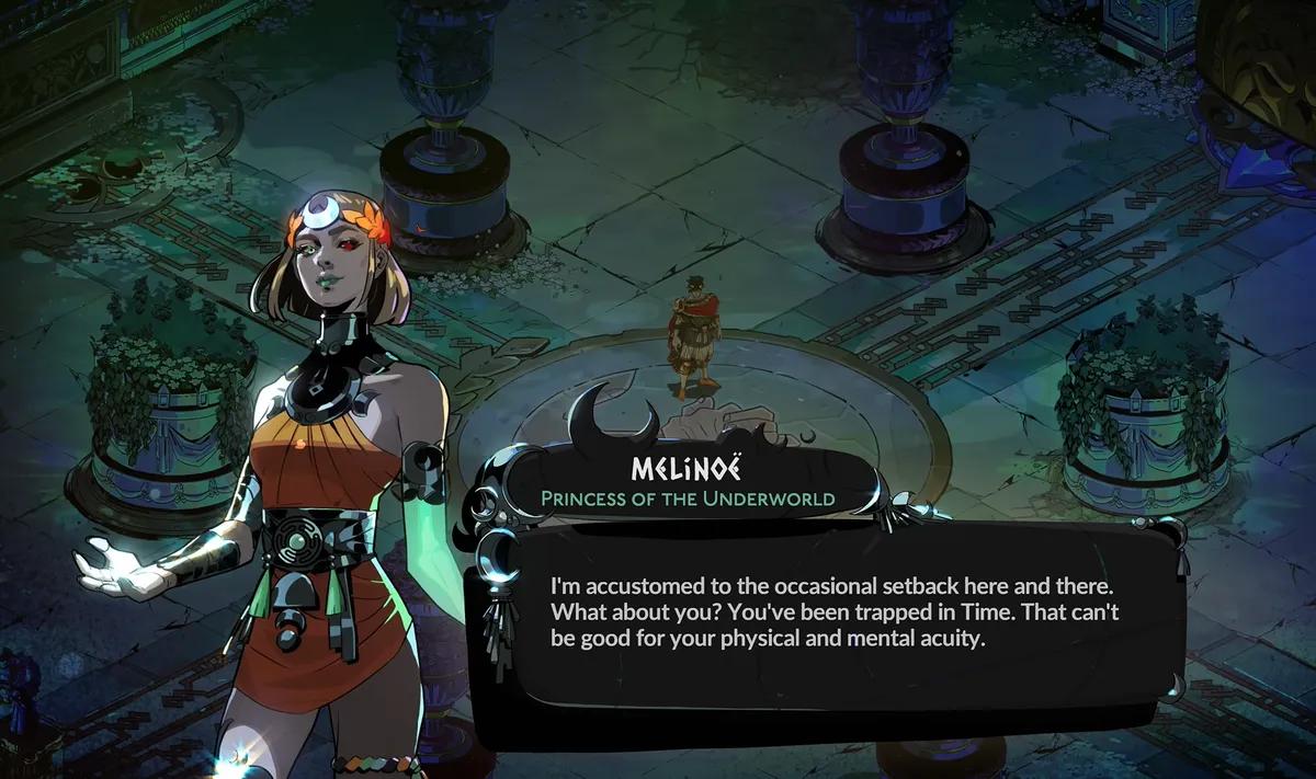 El nuevo personaje secreto de Hades 2 se burla del intercambio de néctar por recuerdos.