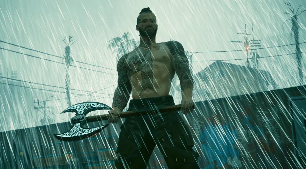 Los mods de Cyberpunk 2077 traen una brutal hacha de combate e integración con la IA de ChatGPT