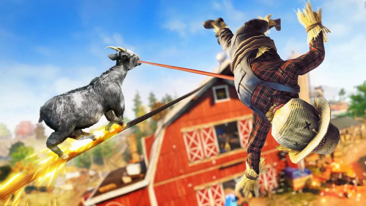 Goat Simulator 3 lanza un nuevo DLC: Baadlands: Furry Road