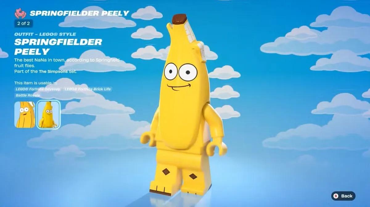 Fortnite x Los Simpson: Cómo desbloquear la próxima skin de Springfielder Peely