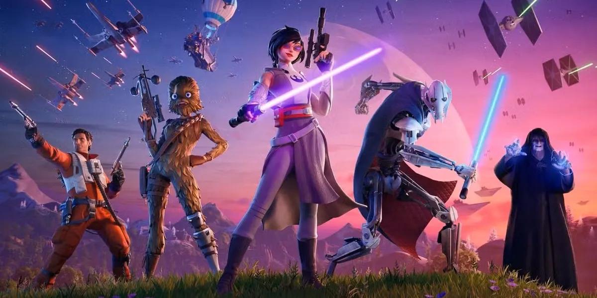 Una filtración de Fortnite anuncia un crossover masivo de Star Wars con el mandaloriano y Grogu