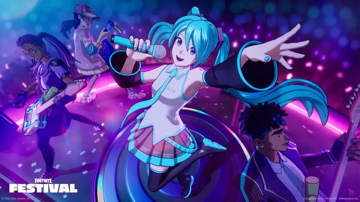 Fortnite confirma la aparición de Hatsune Miku en el evento en vivo Hora Cero