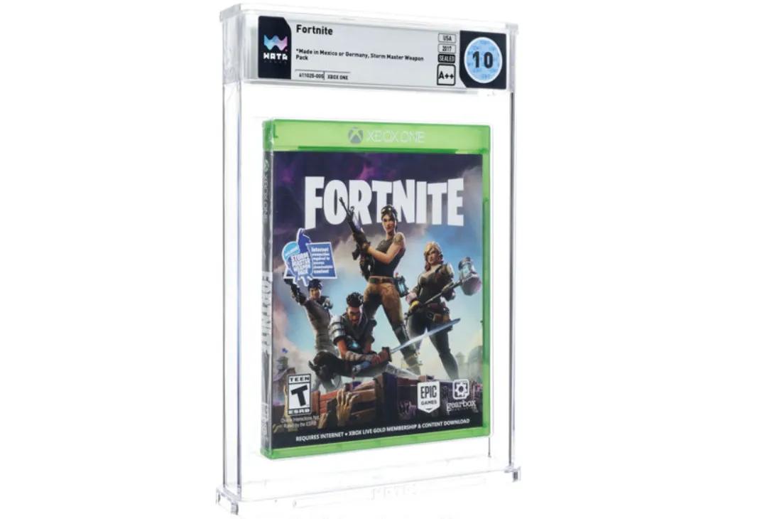 Una copia sellada de Fortnite alcanza los 42.500 dólares en una subasta de lujo.